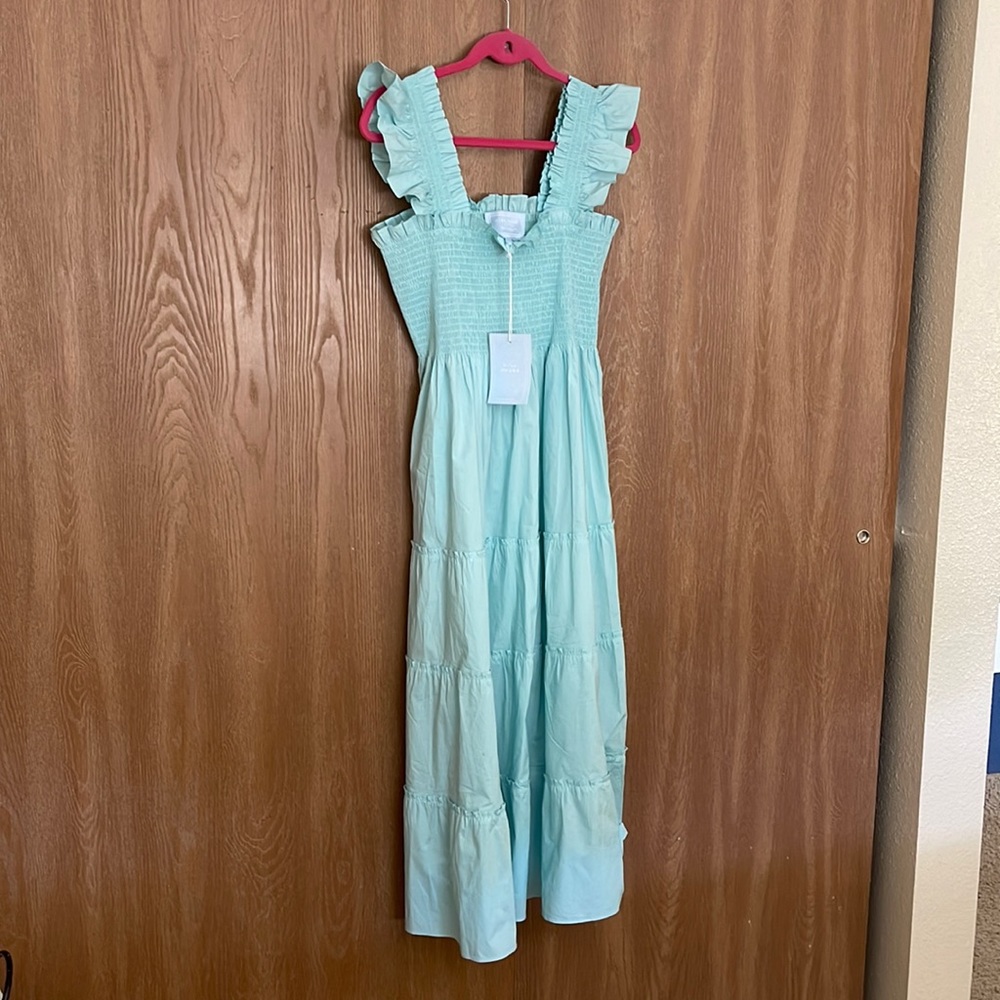 Hill House Ellie Nap Dress, Bay Blue, size Large